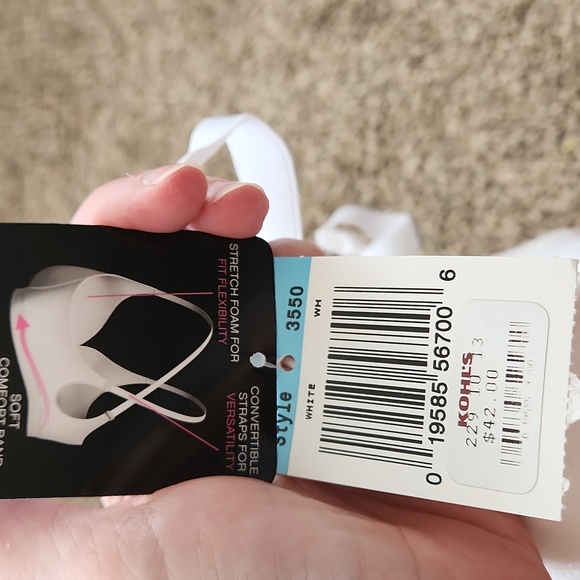 Bali Women's White Comfort Bra - Picture 4 of 8